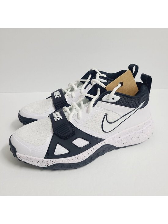NEW Nike Air Zoom Diamond Elite Turf Baseball Shoes DZ0503-104 Size 9 White